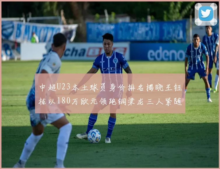 中超U23本土球员身价排名揭晓王钰栋以180万欧元领跑铜梁龙三人紧随其后